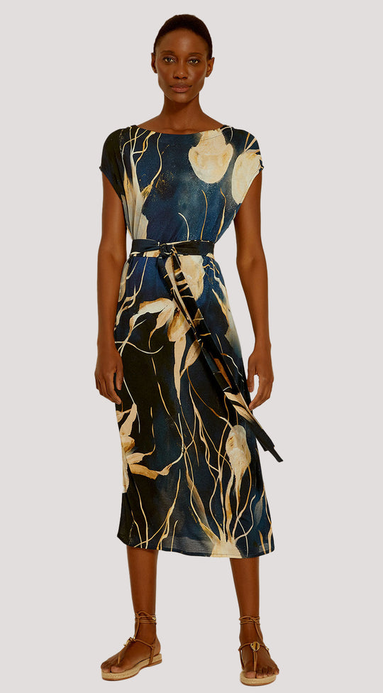 AURITA BOATNECK COVER-UP