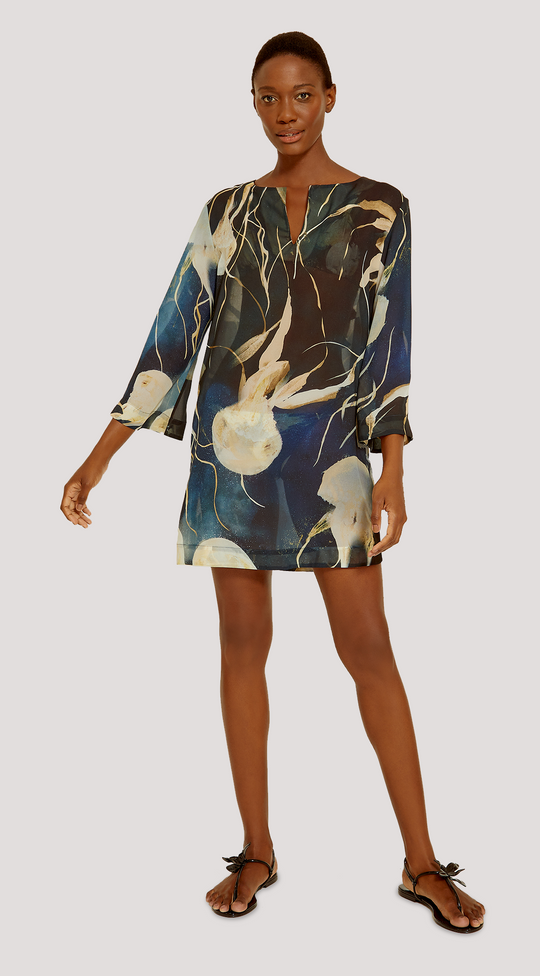 AURITA SHORT-LENGTH KAFTAN