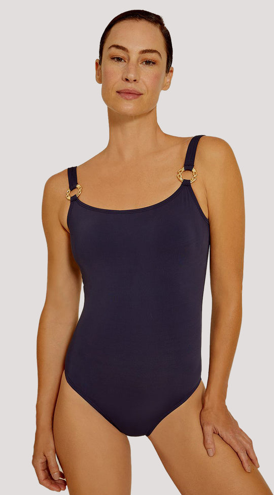 EMBELLISHED CLASSIC SWIMSUIT