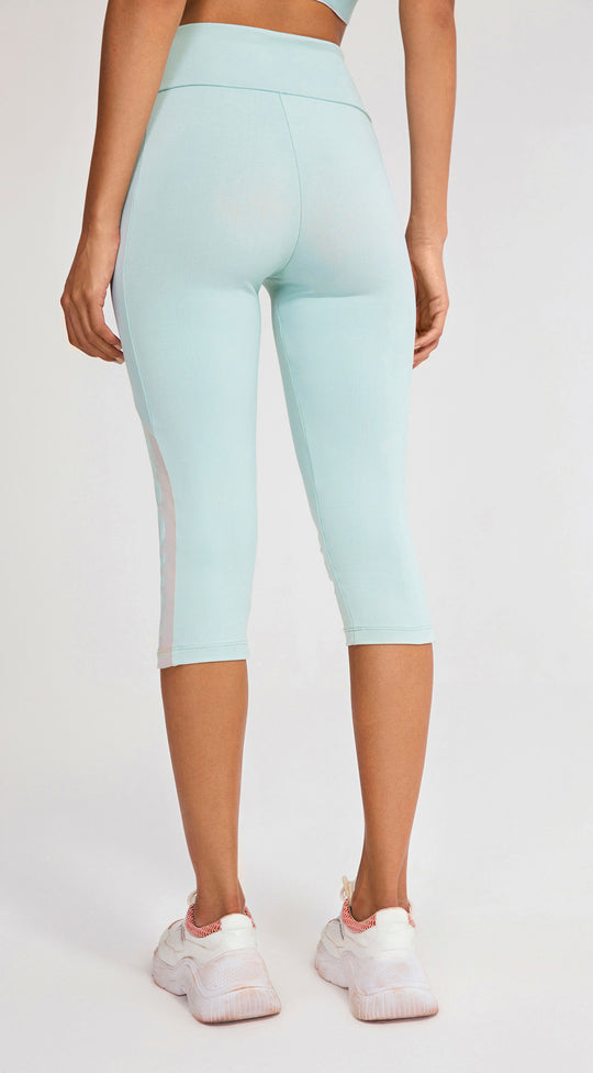 SCREEN PRINT CAPRI PANTS