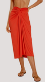KNOT TOUCH SARONG GRANITE RED