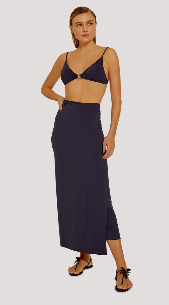 KNOT TOUCH SARONG INDIGO BLUE