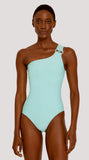ROPE DETAIL ONE-SHOULDER SWIMSUIT