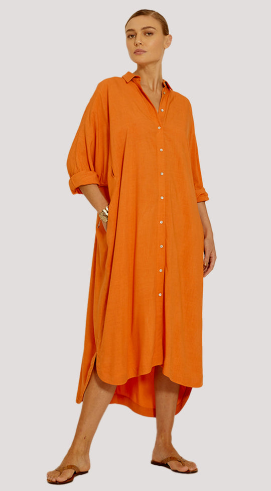 RAGLAN SLEEVE SHIRT DRESS