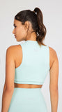 ZIP FRONT SPORTS TOP