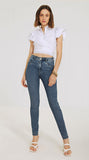 SUPER SKINNY HIGH WAIST JEANS WITH POCKETS