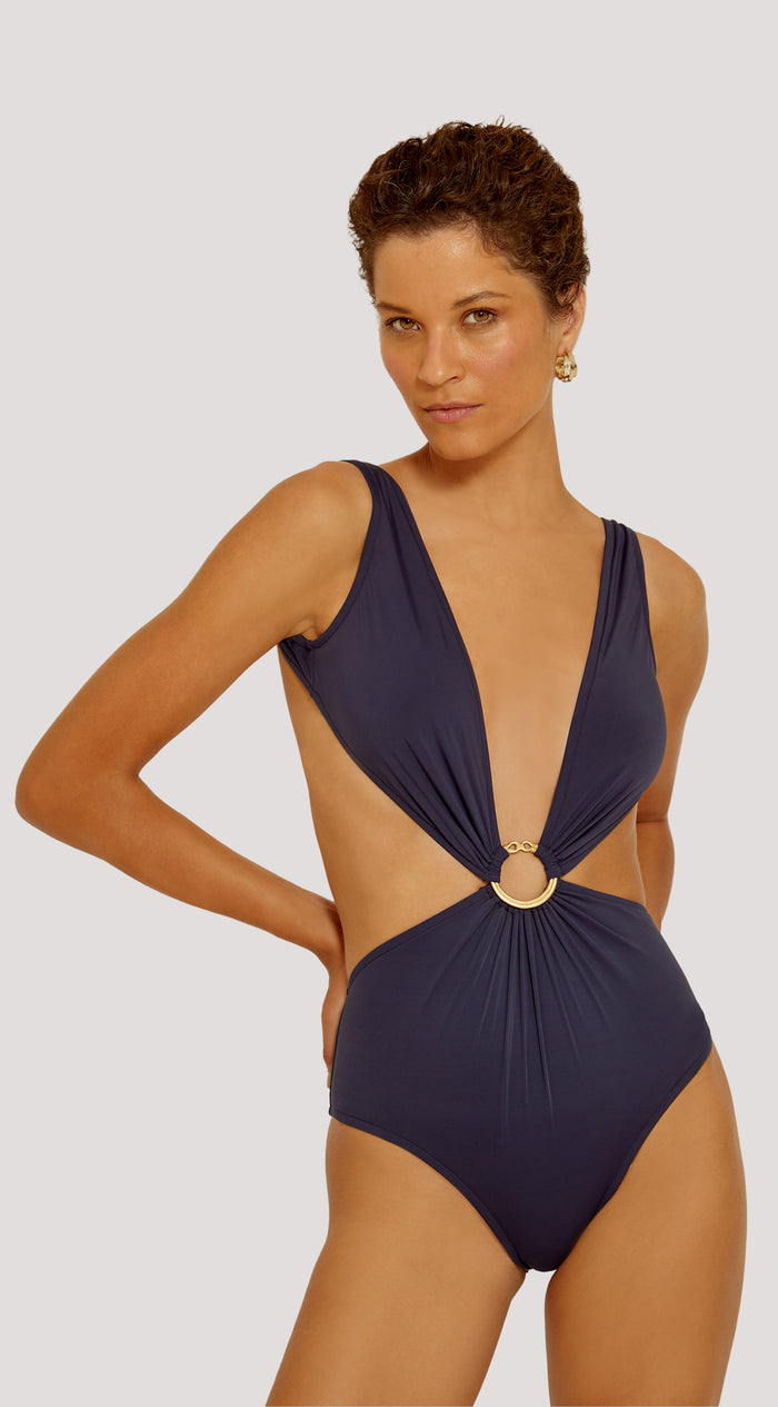 SWIMSUIT WITH HOOP DETAIL