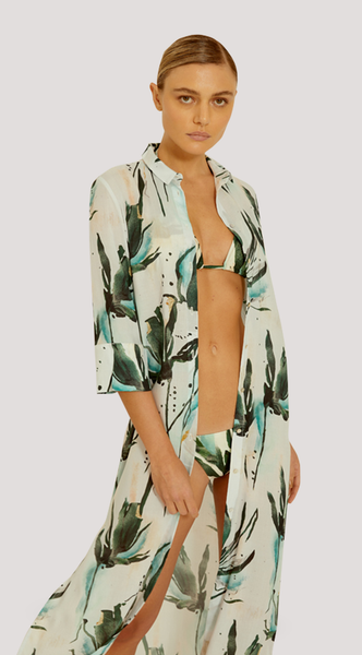 ZAIRE COVER-UP WITH LONG SLIT